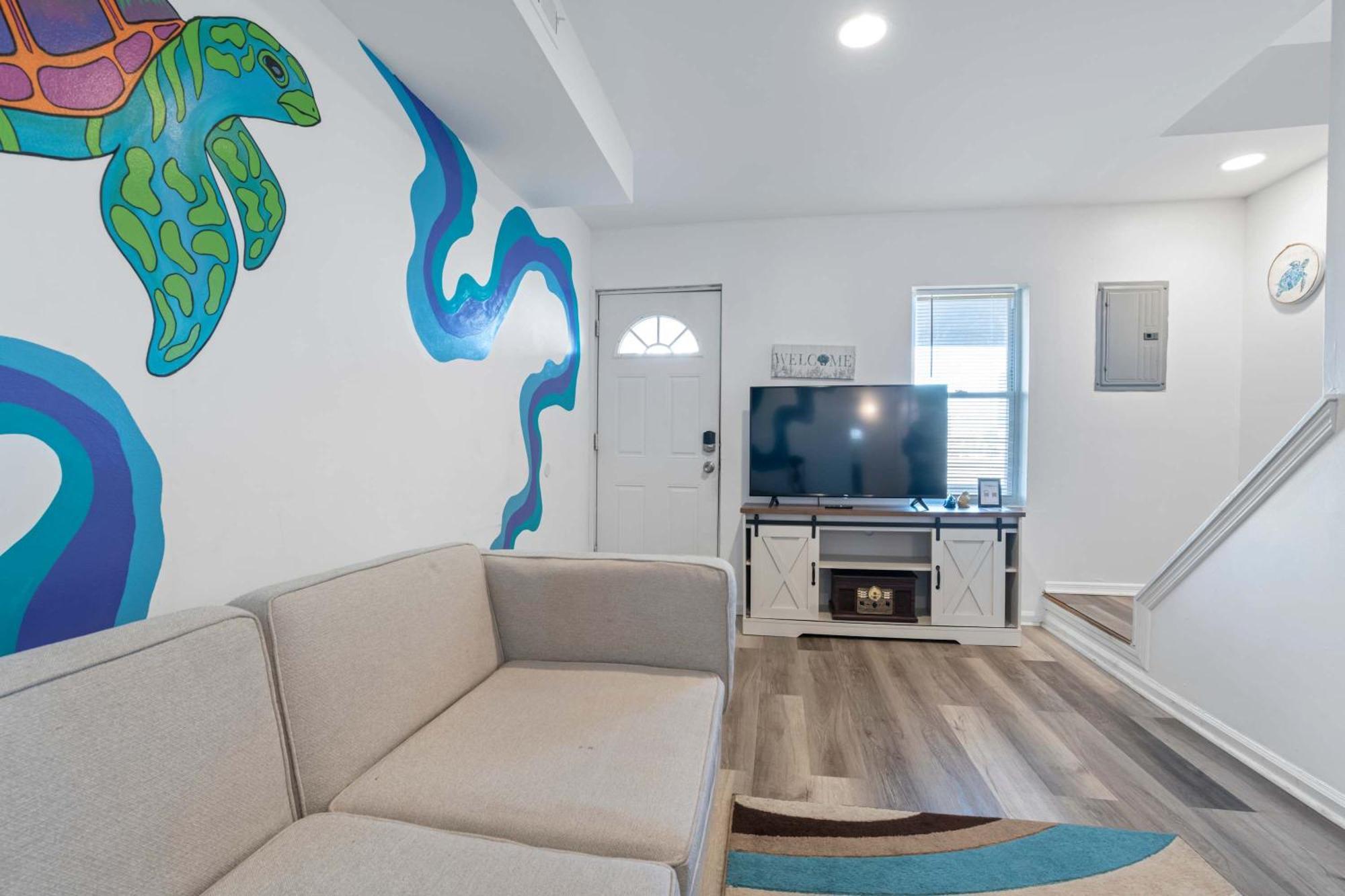 Arcade Nook & New Sea Turtle Mural- 3Br Atlantic City Bagian luar foto