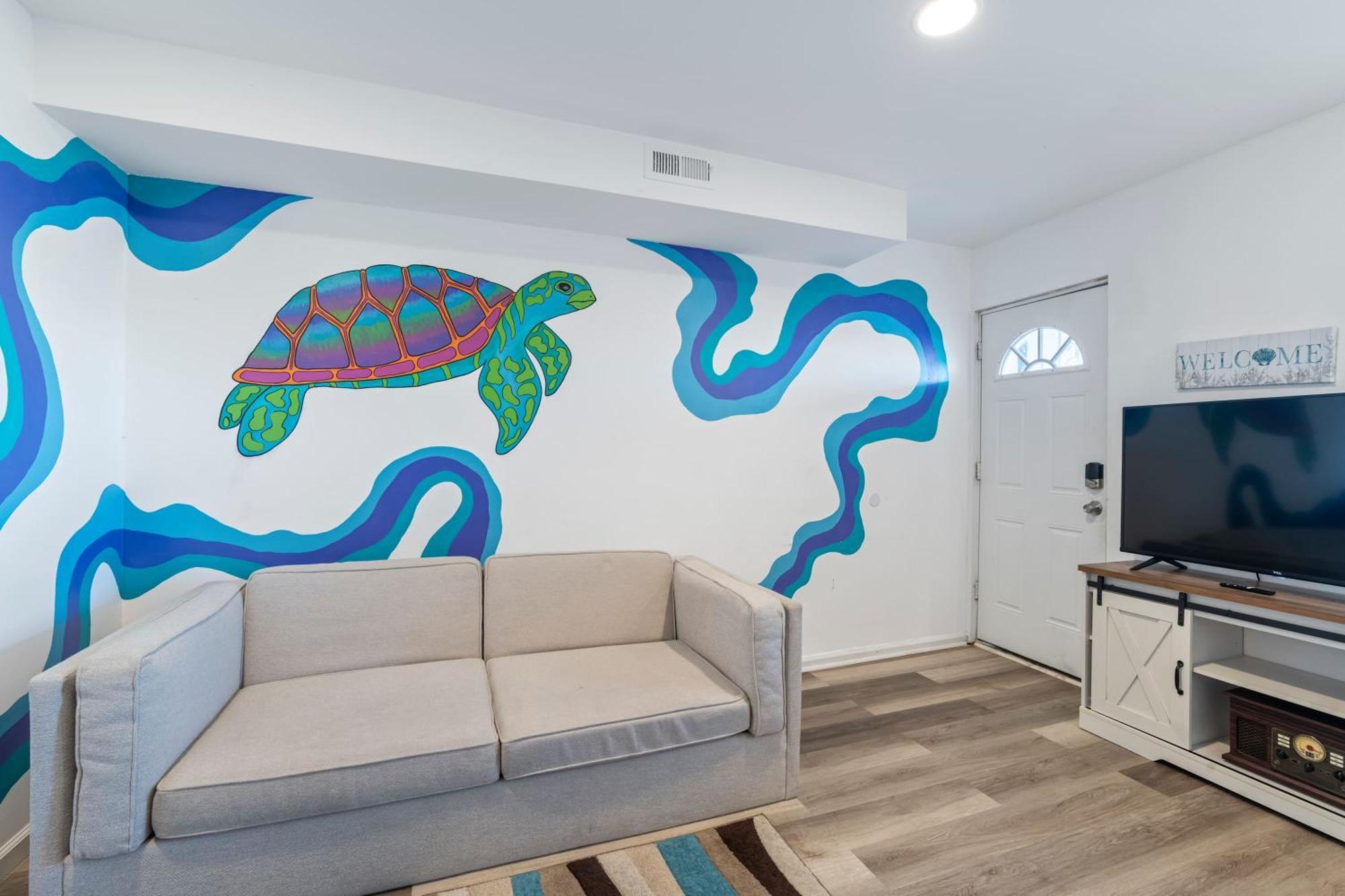 Arcade Nook & New Sea Turtle Mural- 3Br Atlantic City Bagian luar foto